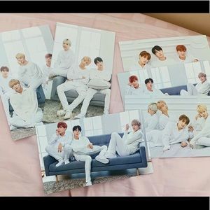 Set of 6 BTS x Mediheal Photocards (units)